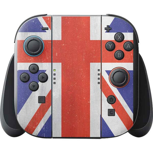 United Kingdom Flag Distressed Nintendo Switch 2 (2025) with Joy-Con Skin